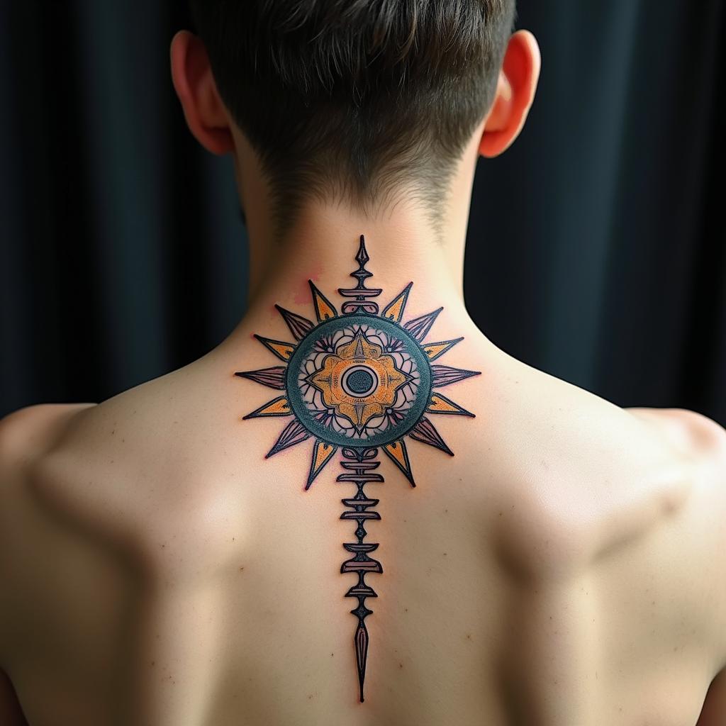 Mandala tattoo example 2