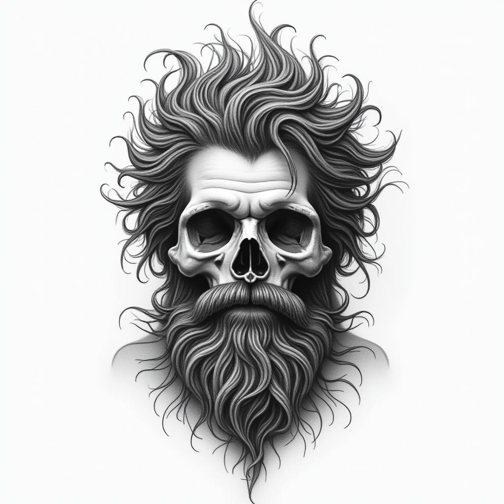 John, Leo, 1970higly detailed tattoo