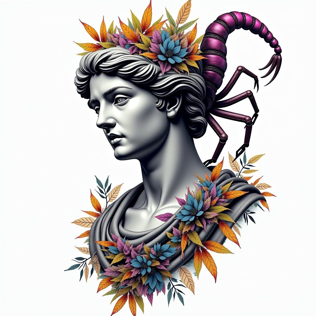 Glitch tattoo example 3