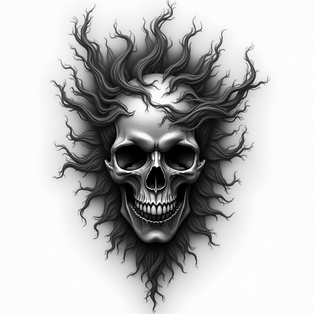 The darknesshigly detailed tattoo - Variation 4