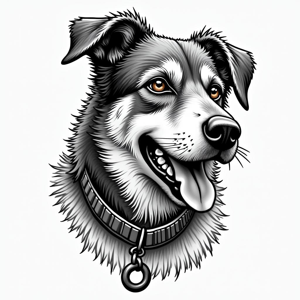 Military Dog tags picturein authentic tattoo style, incorporating traditional modifications, bold black outlines, solid color fills, featuring classic authentic elements - Variation 4