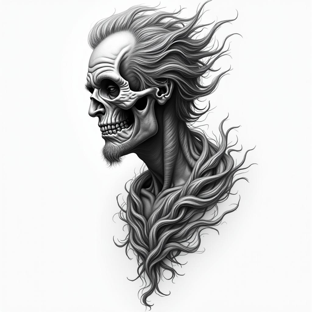 Strengthhigly detailed tattoo - Variation 3