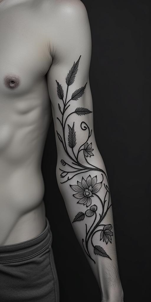I want to do my ownhigly detailed tattoo - Variation 2