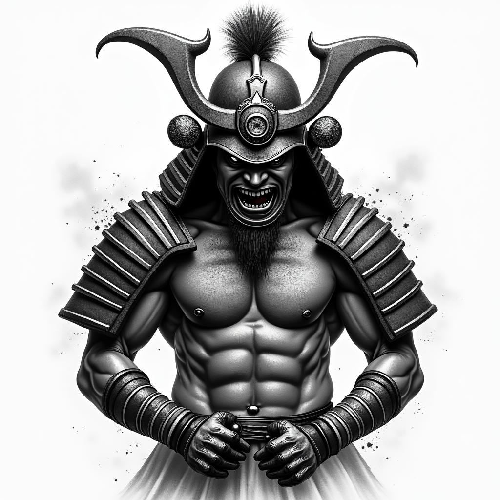 Samurai 
MMA
Blackhigly detailed tattoo