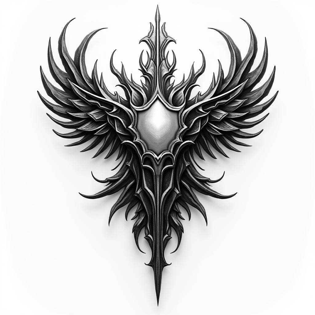 Throne of Glass, wyrdmarkshigly detailed tattoo - Variation 6