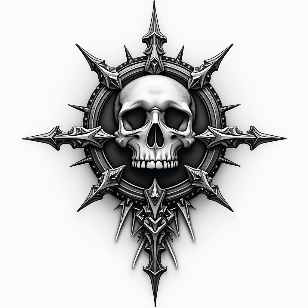 Throne of Glass, wyrdmarkshigly detailed tattoo - Variation 2