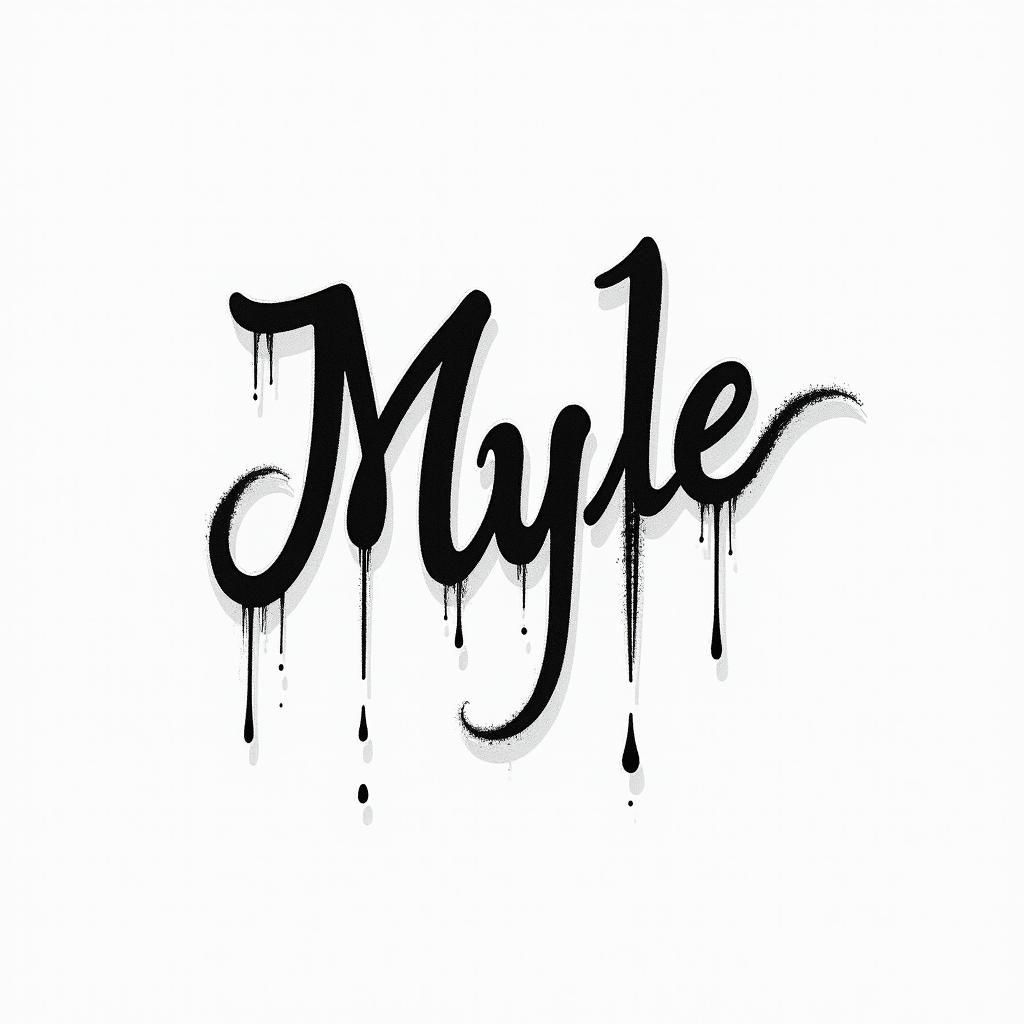 Mylestext-based tattoo, japanese font ultra-realistic, perfectly placed, high-quality font design, photo-realistic shading, 8k, high quality, finely detailed typograph