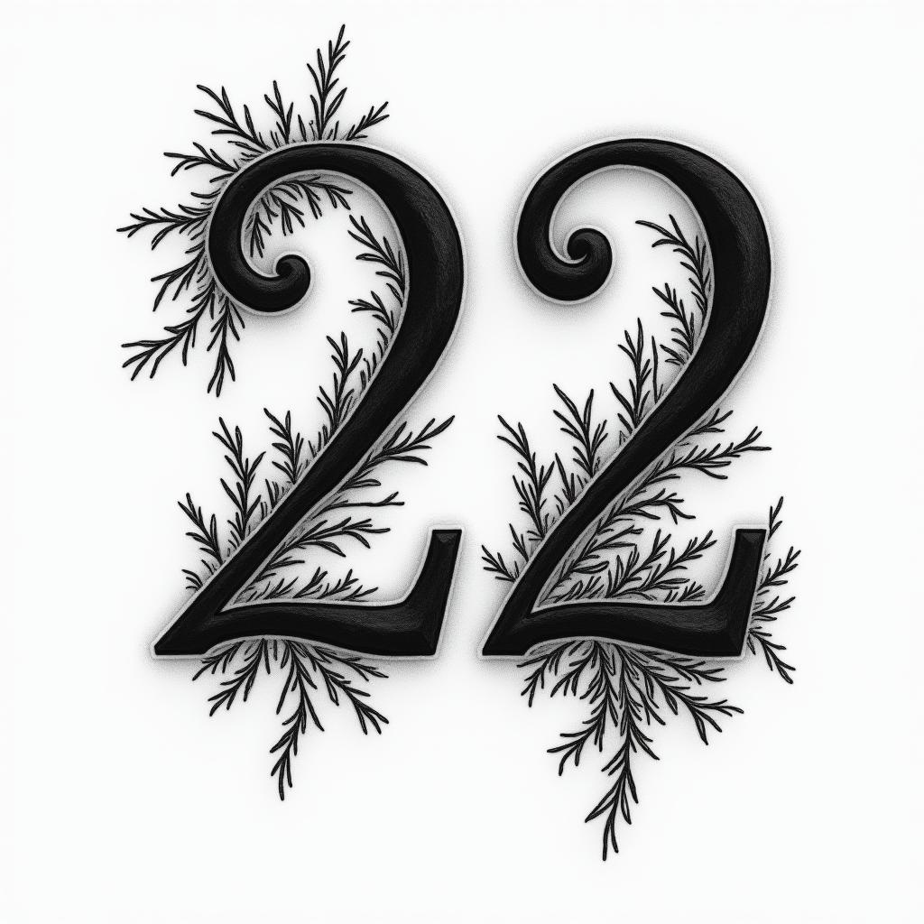 I would like a tattoo with the Roman number 15 and the normal number 22, and next to it I would like something that refers to Beyonce, like something cowboy-like.higly detailed tattoo