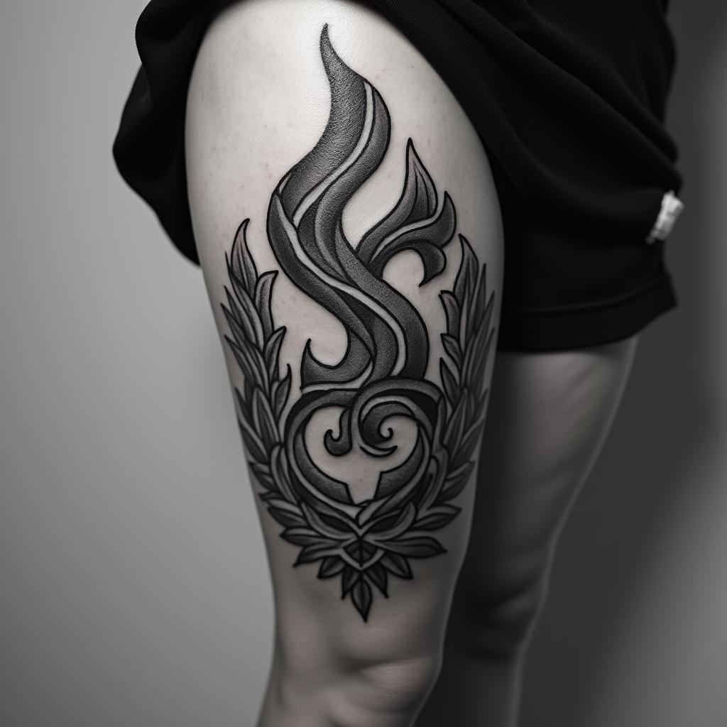Tottenham hotspurhigly detailed tattoo