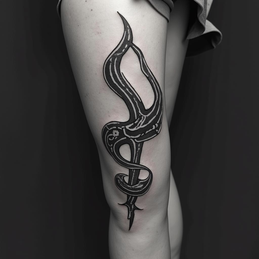 Tottenham hotspurhigly detailed tattoo - Variation 3