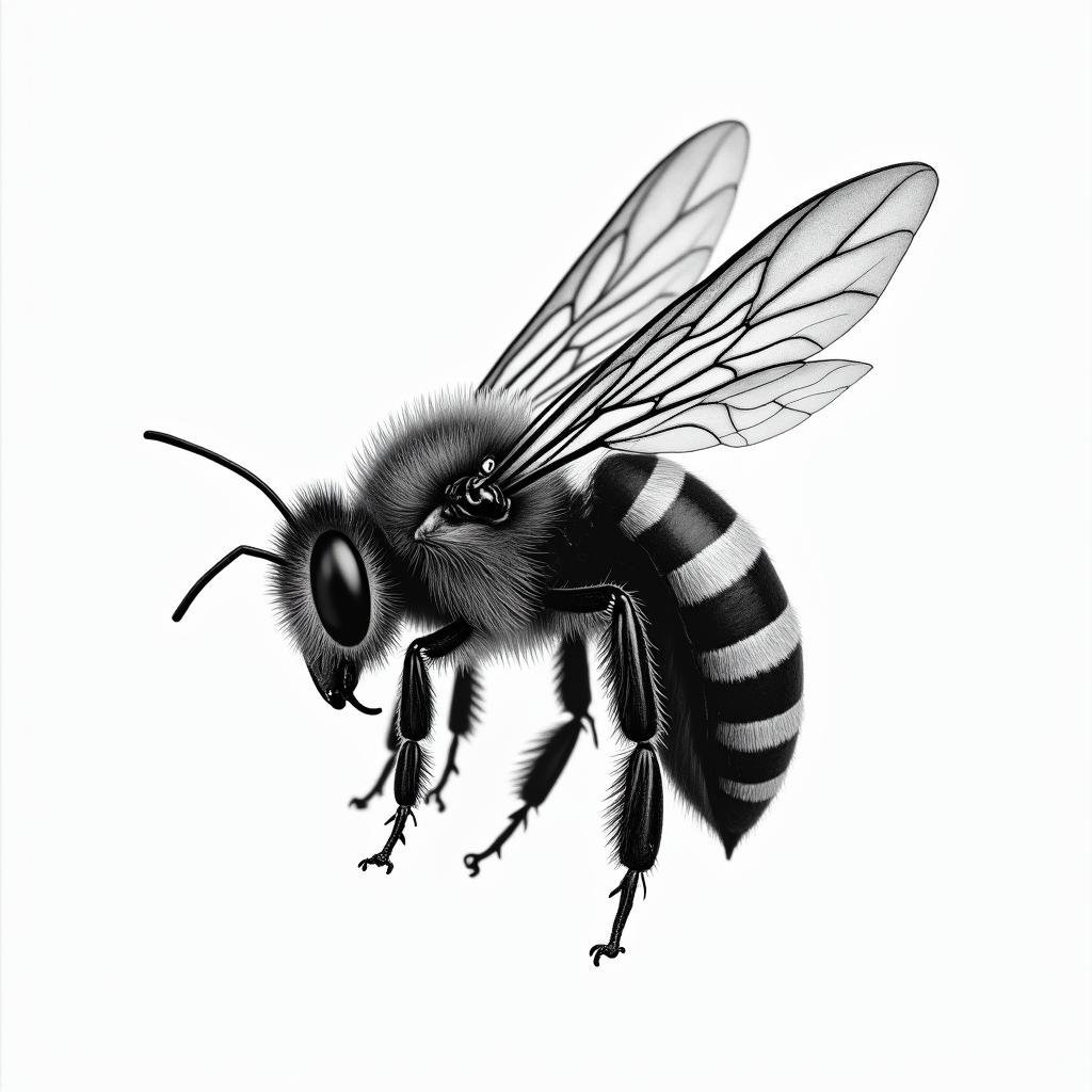 Beehigly detailed tattoo