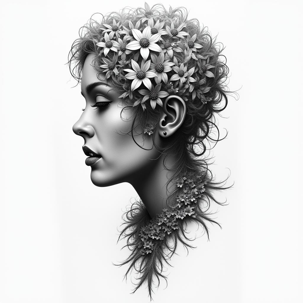 I want a tattoo that shows overcoming and renewal and illustrates how life has its ups and downs, but that with persistence we can always succeed.higly detailed tattoo - Variation 3