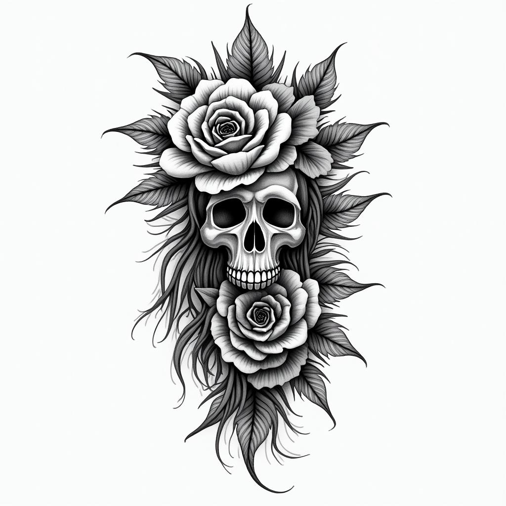 Aiidenin bohemian style tattoo, 8k - Variation 4