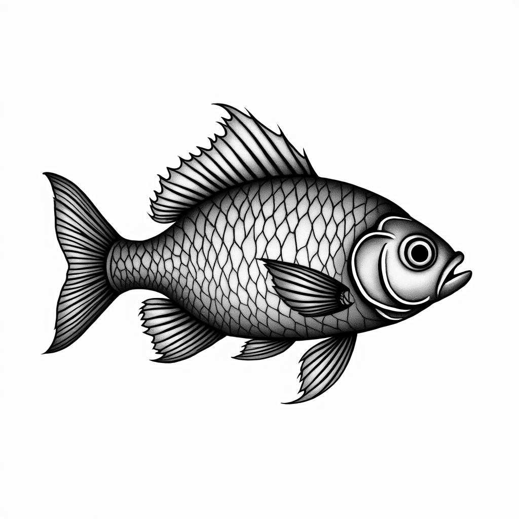 Kauani fish 19 years oldtext-based tattoo, gothic font ultra-realistic, perfectly placed, high-quality font design, photo-realistic shading, 8k, high quality, finely detailed typography - Variation 2