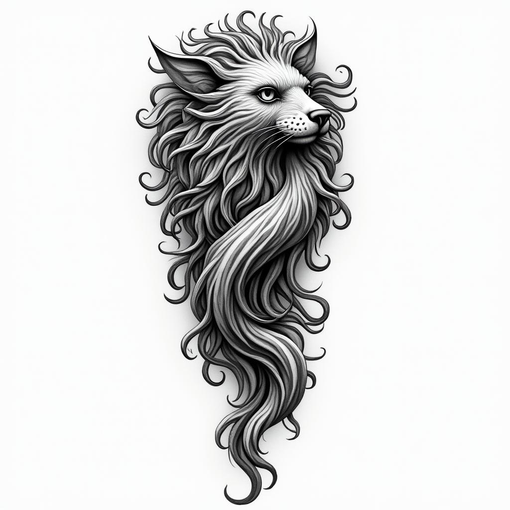 August 24, Virgo 99higly detailed tattoo - Variation 2