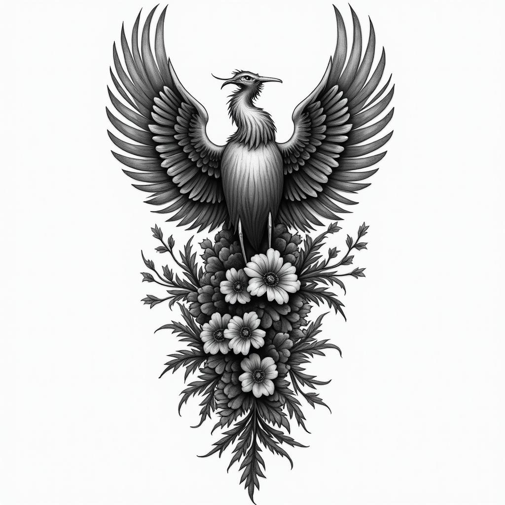 Wealth and triumphhigly detailed tattoo