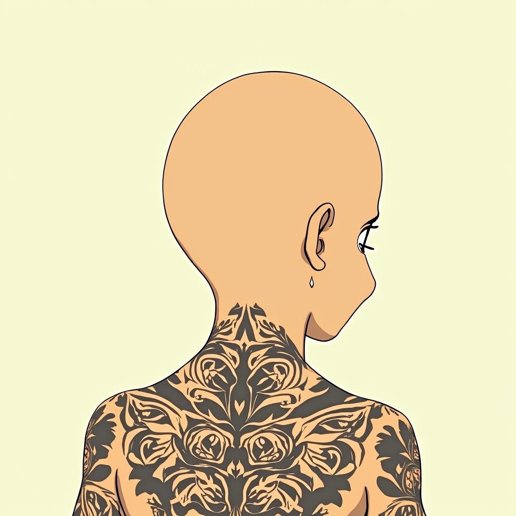 We seek the truth and endure the consequencesGhibli, Studio Ghibli aesthetic, hand-drawn anime style, retro nostalgic atmosphere, retro soft pastel color palette with earthy tones, retro Japanese cinematic shot, yellow tint effect, bald character, smooth surface, anime shadow 90's anime style - Variation 2