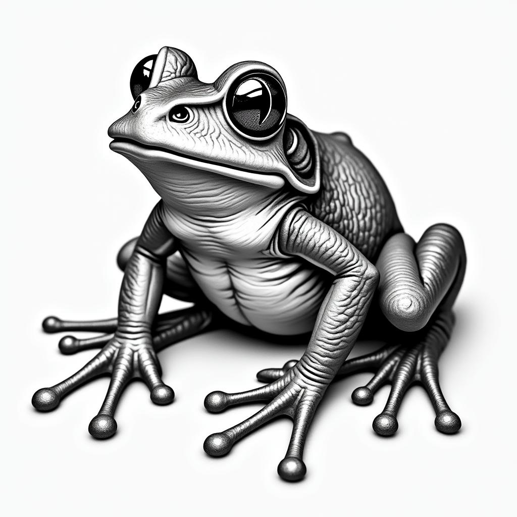 Yakuza froghigly detailed tattoo - Variation 2