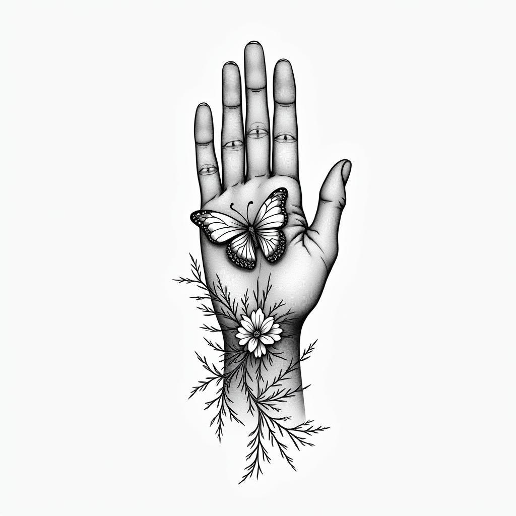 Modest tattoo example 3