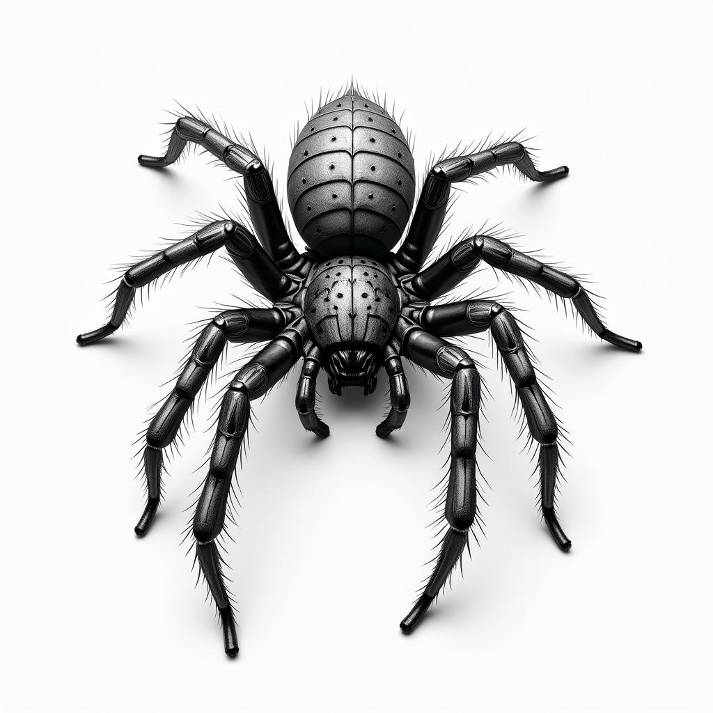 Spiderhigly detailed tattoo - Variation 4