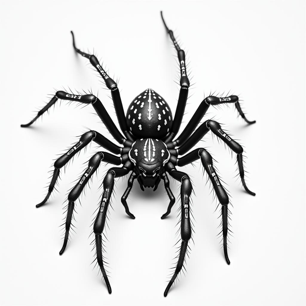 Spiderhigly detailed tattoo - Variation 2