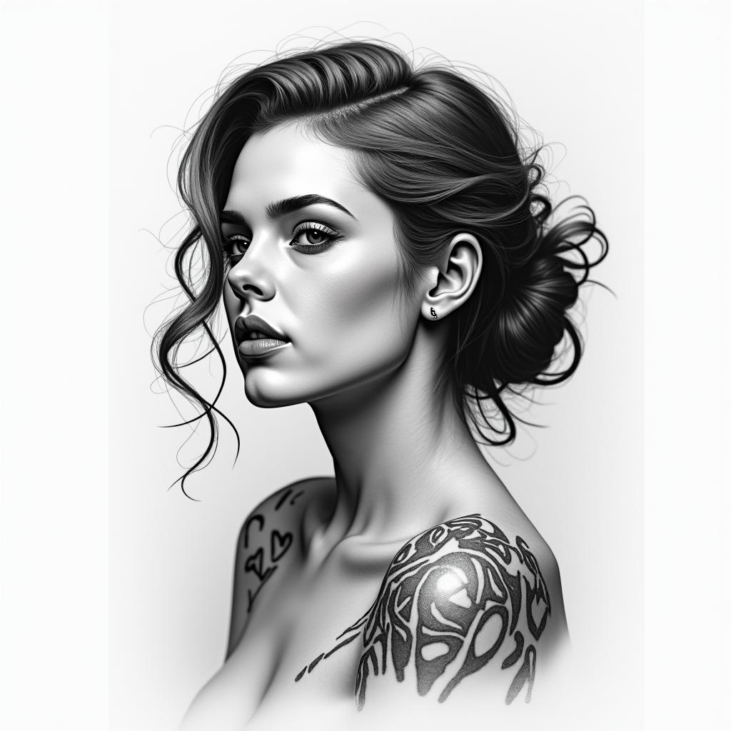 Annalea august  Seattlehigly detailed tattoo