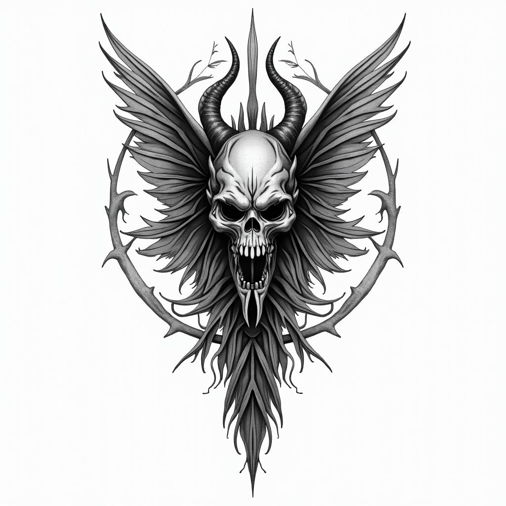 neo tribal 

higly detailed tattoo