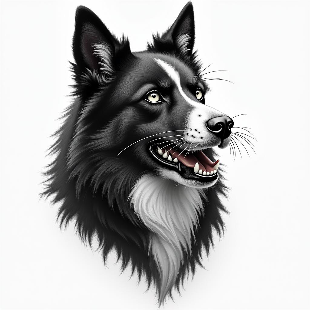 Zorro animalin realism tattoo style, featuring a highly detailed, lifelike, capturing every detail, photorealistic, ultra realistic, intricate shading, smooth and sharp,   - Variation 3