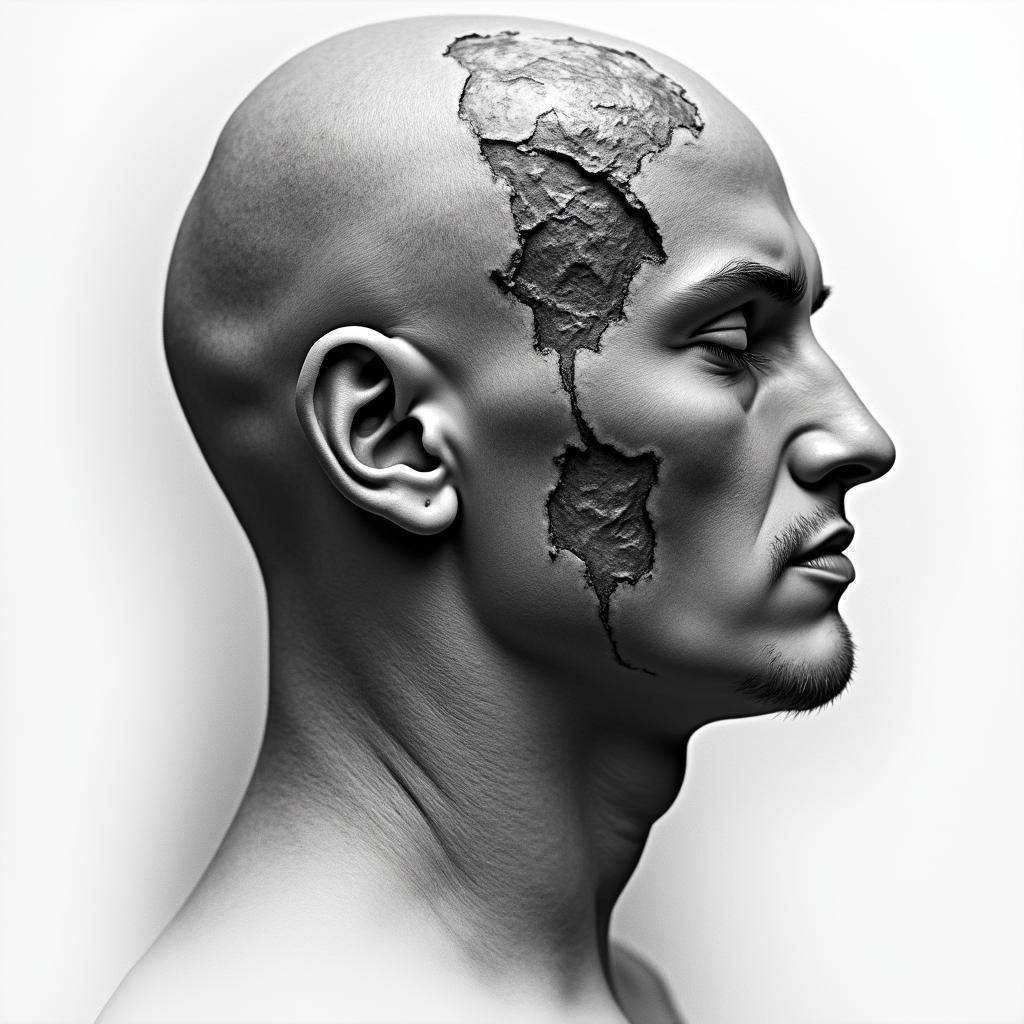 Fighting addiction and depressionin realism tattoo style, featuring a highly detailed, lifelike, capturing every detail, photorealistic, ultra realistic, intricate shading, smooth and sharp,  