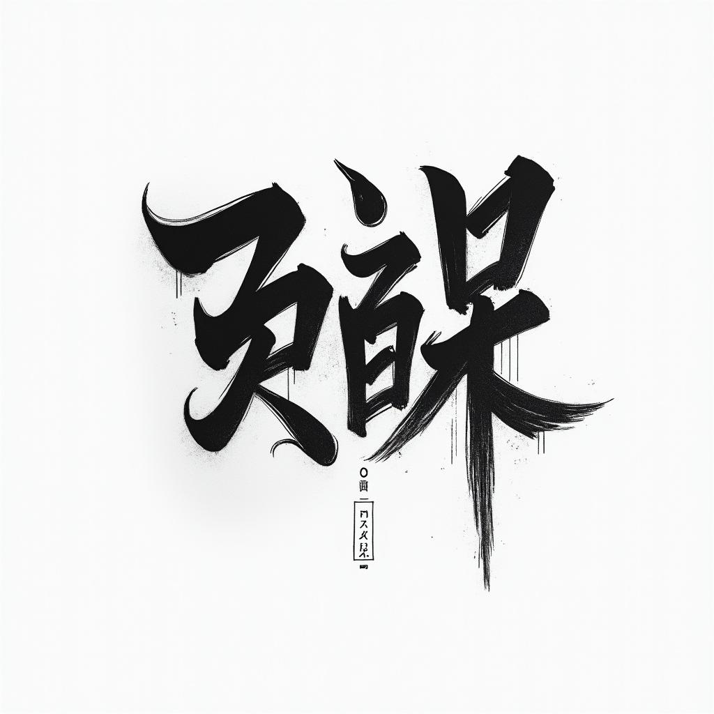 Noah Kahantext-based tattoo, japanese font ultra-realistic, perfectly placed, high-quality font design, photo-realistic shading, 8k, high quality, finely detailed typograph - Variation 4