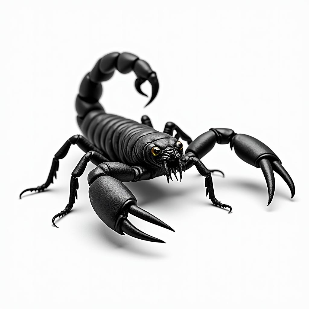 Scorpion with sharp, detailed clawshigly detailed tattoo - Variation 5