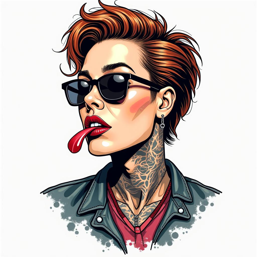 It's a derogatory term in Spanish commonly used as an insult.in pop art style tattoo, featuring bold and vibrant colors, exaggerated outlines, iconic imagery, inspired by comic books and speech bubbles, comic book characters, retro pop culture - Variation 4