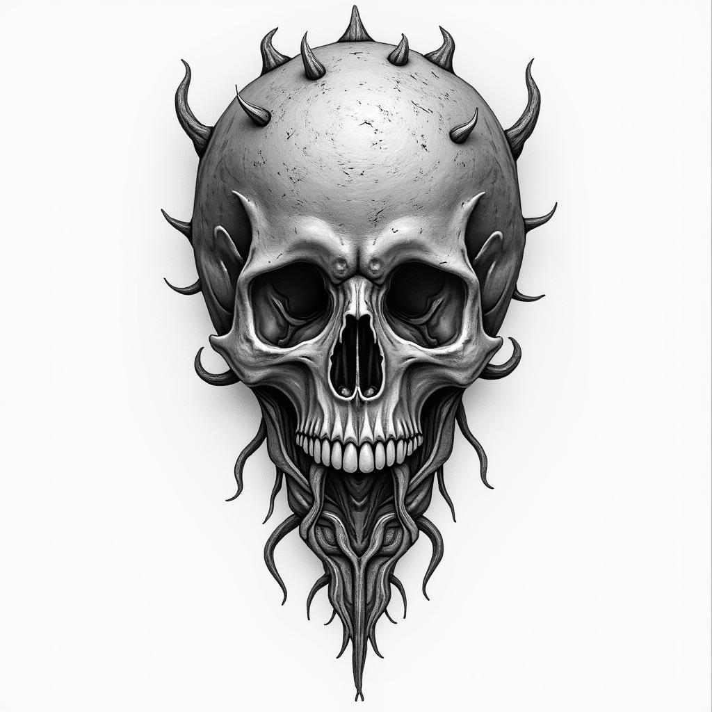 Melolonthinaehigly detailed tattoo - Variation 4