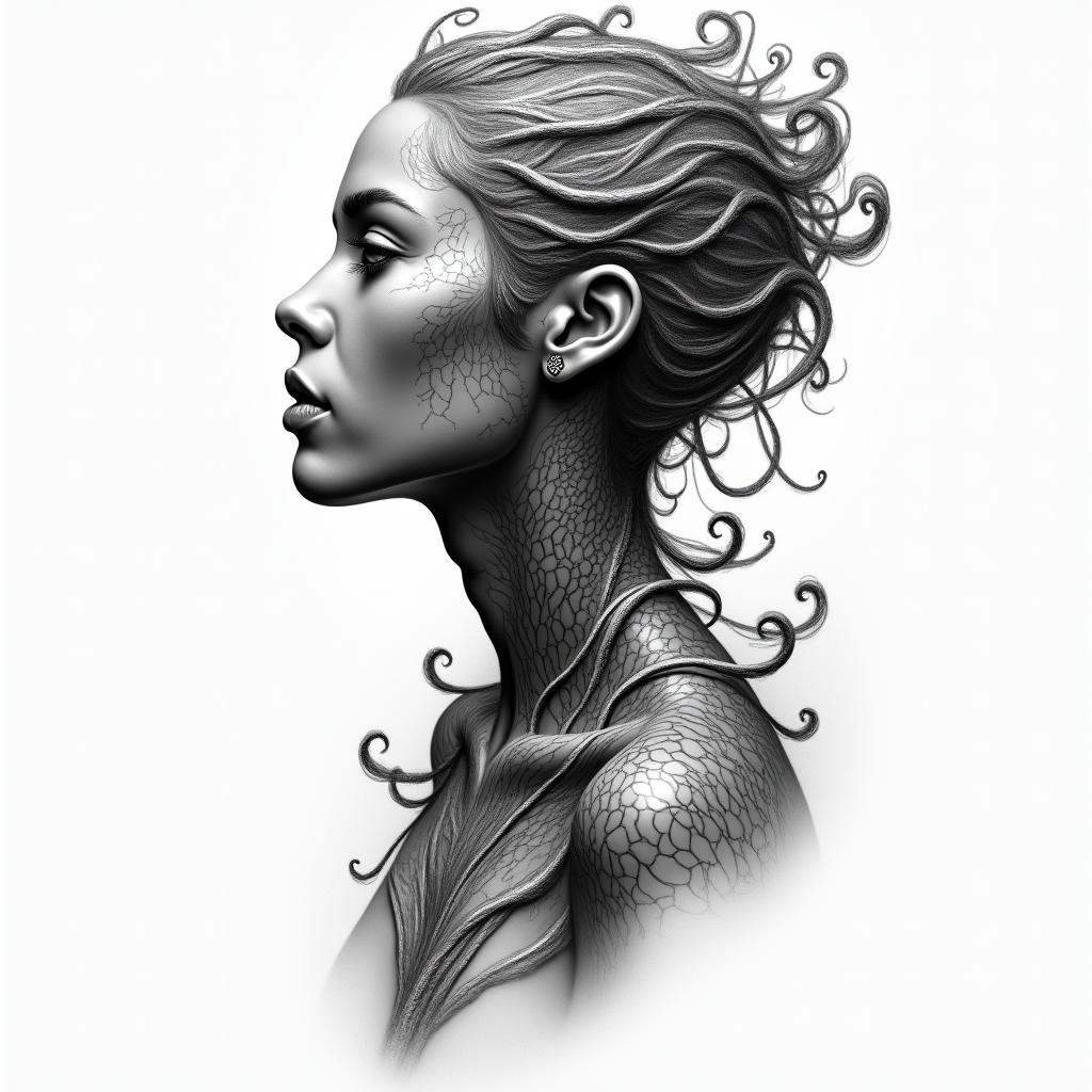 Melolonthinaehigly detailed tattoo - Variation 3