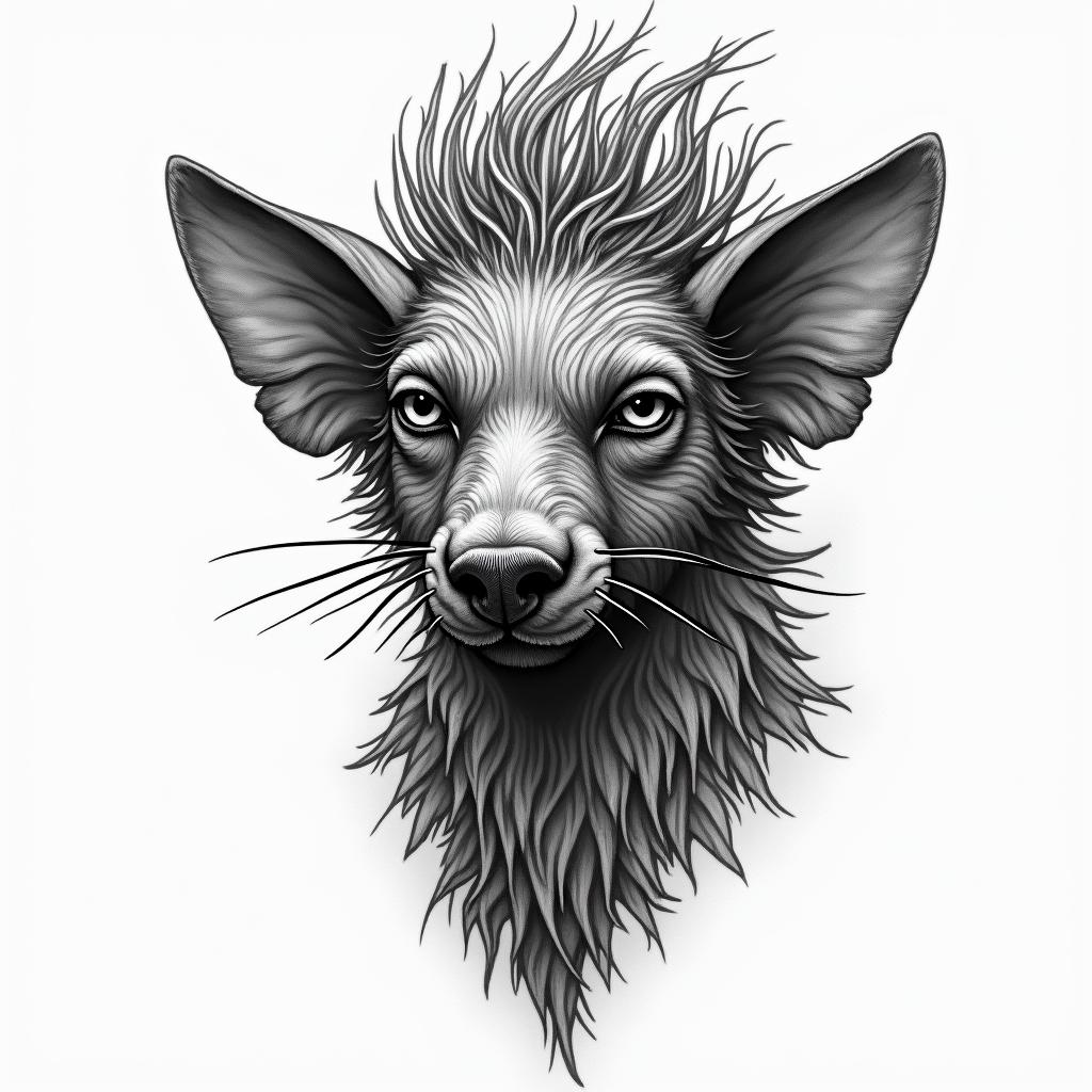 Melolonthinaehigly detailed tattoo - Variation 2