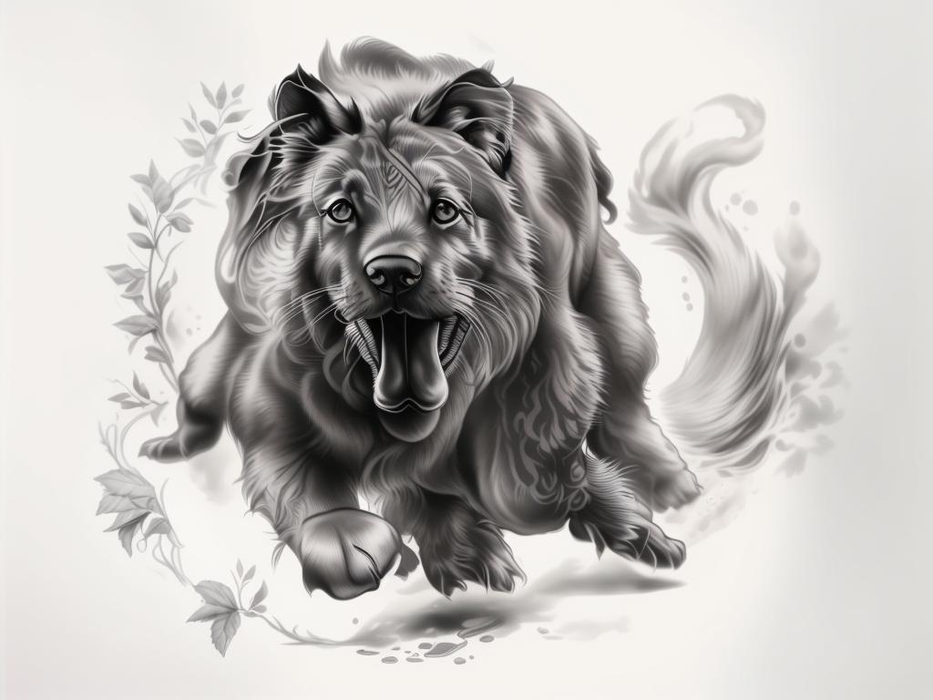 A highly detailed and lifelike composition, tattoo art, realism style, ultra-high resolution, smooth gradients and intricate textures, monochromatic black-and-gray tones, diffused soft lighting for natural depth.undefined - Variation 8