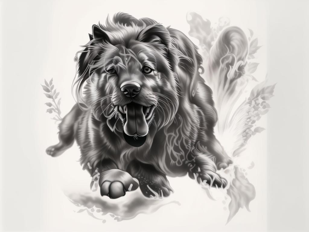 A highly detailed and lifelike composition, tattoo art, realism style, ultra-high resolution, smooth gradients and intricate textures, monochromatic black-and-gray tones, diffused soft lighting for natural depth.undefined - Variation 6