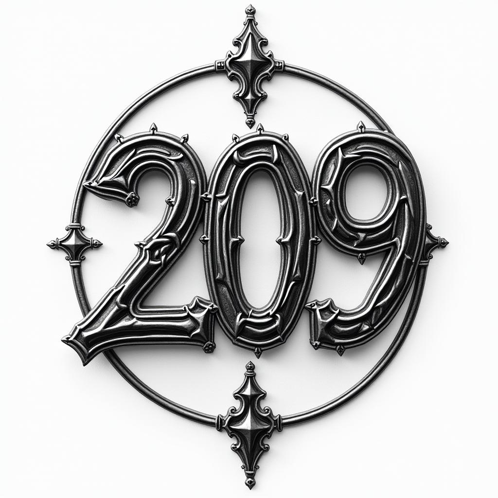 I want a 209 tattoo but with the modest Ca city sign right behind it and all the other city's sign behind it such as Ceres,Tracy,lathrop,Manteca,Turlock,lodi and Mercedhigly detailed tattoo - Variation 2