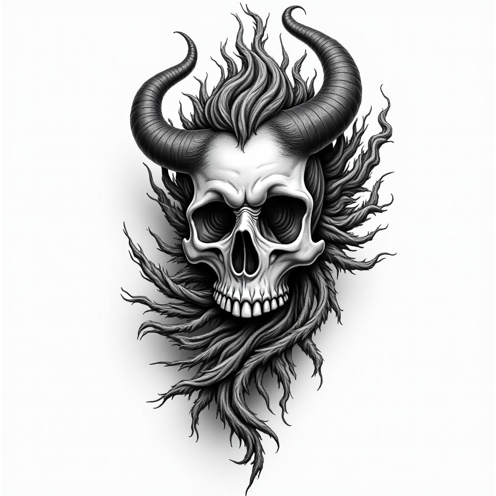 Hoodoohigly detailed tattoo - Variation 4