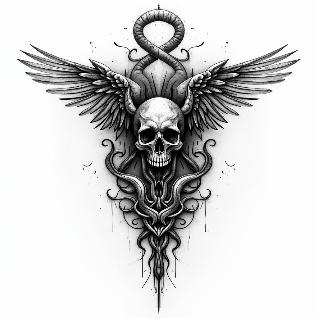 Hoodoohigly detailed tattoo