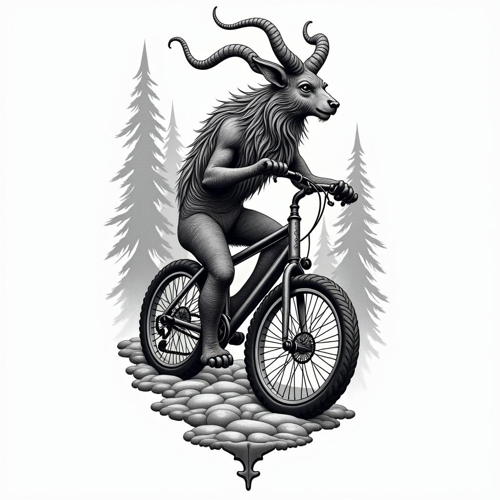 Simona Capricorn nature mountain nordic gods Biketext-based tattoo, japanese font ultra-realistic, perfectly placed, high-quality font design, photo-realistic shading, 8k, high quality, finely detailed typograph - Variation 2