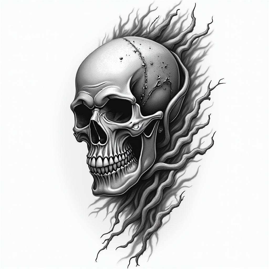 Solo Levelinghigly detailed tattoo