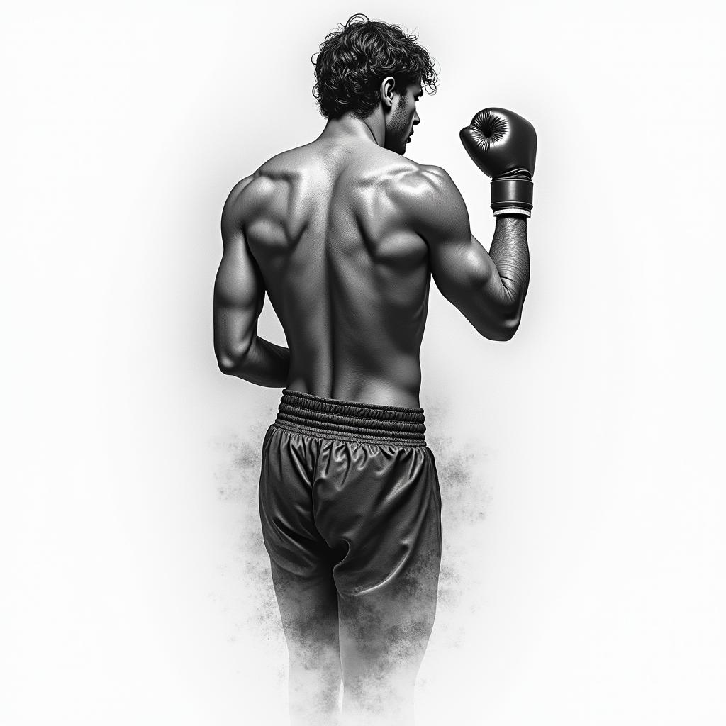 I would like to find a tattoo based on the clip of the boxer in love with Arthur H. I find it very aesthetic.
I am not a battered woman, I want to clarify that. But I am a woman who constantly fights the trials of life. Toxic and morally abusive parents, cancer, a car accident with ongoing pain.
Today, I am in burnout and experiencing resurfacing childhood pains that I am, of course, fighting with my doctor and treatments, but especially with my family, my husband, my two daughters, my dog and our walks in the countryside, my cat, and a lot of reading, which has always been my escape. I would like to return to work soon; I am a nurse working with the homeless, but it is complicated.
I wanted to know if this tattoo project could inspire you. There is no urgency. But I would like to trace all of this and remind myself every difficult day that life is worth it in the end.
I also have a tattoo that I would like to cover at the lower right of my back. Perhaps not the best place for this project.higly detailed tattoo - Variation 2