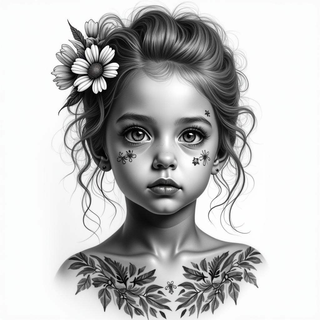 Sofia daughterhigly detailed tattoo - Variation 2