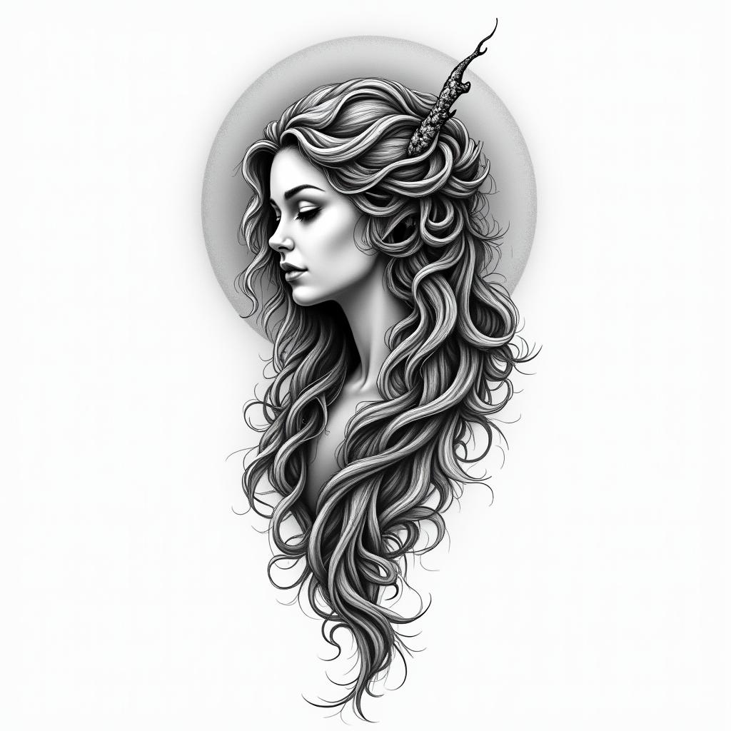Geminihigly detailed tattoo