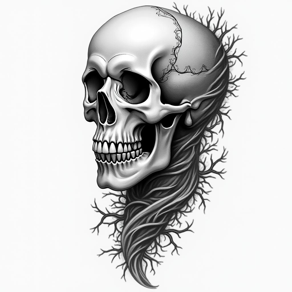 Recoveryhigly detailed tattoo - Variation 4