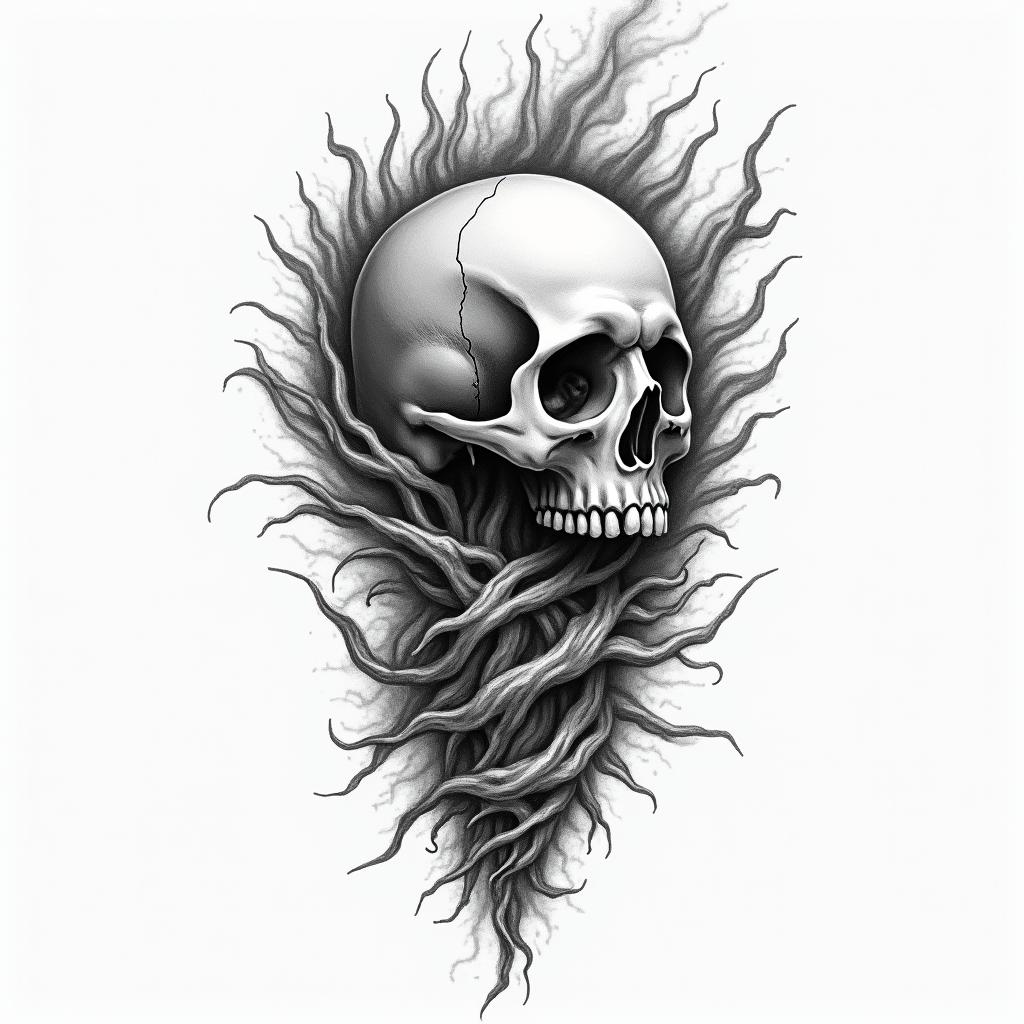 Recoveryhigly detailed tattoo - Variation 2