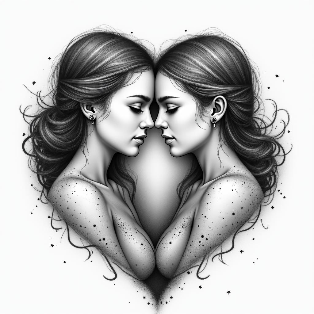 Resilience, love for my daughters, wisdomhigly detailed tattoo