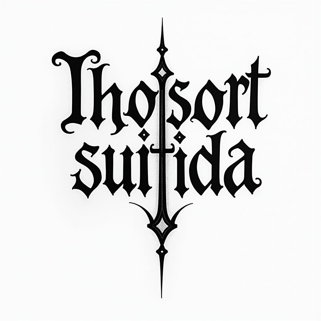lucelinatext-based tattoo, gothic font ultra-realistic, perfectly placed, high-quality font design, photo-realistic shading, 8k, high quality, finely detailed typography