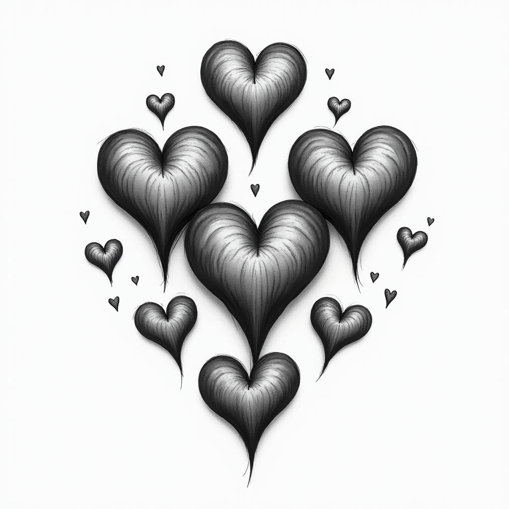 7 heartshigly detailed tattoo